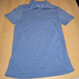 H&M Slim Fit Polo in baby blue, size S